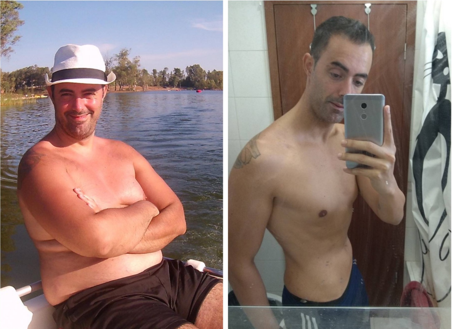 perder peso Algarve - transformação Carlos Brito 30kg