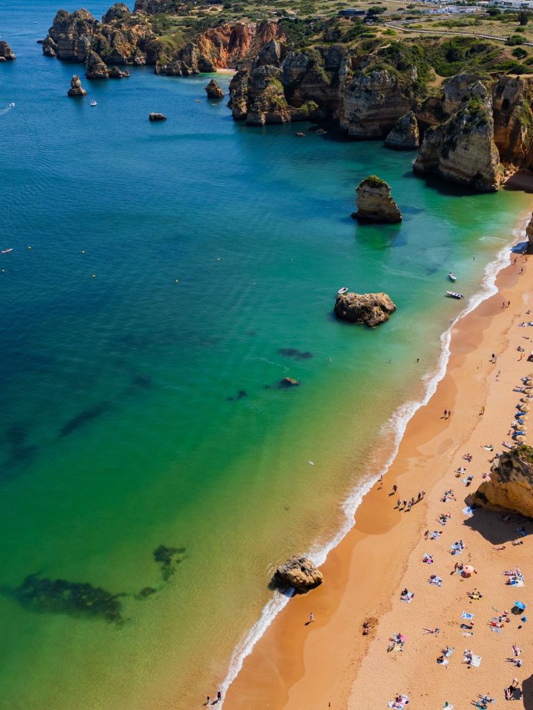 percursos para caminhar no Algarve - Praia da Rocha